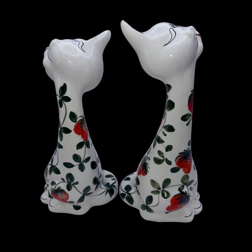 VTG 1970s Italian Deruta Pottery Hand-Painted Anthropomorphic Figures – Set of 2 - Picture 10 of 12